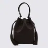 Valentino So Seau Tasseled Leather Bucket Bag In Brown