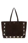 Valentino Dark Brown Nellcote Tote In Brown