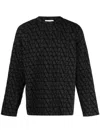 Valentino Toile Iconographe Sweater In Black