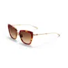 Valentino Daydream Ii Brown Gradient Butterfly Ladies Sunglasses Vls-165 B 53 In Brown