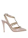 Valentino Dcollet Rockstud In Nude & Neutrals