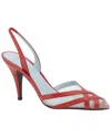 Valentino Slingback Pumps In Red