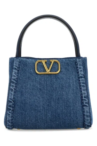 VALENTINO GARAVANI WOMEN DENIM ALLTIME TOTE, ONESIZE LUXURY TOTES FOR WOMEN DARVEYS