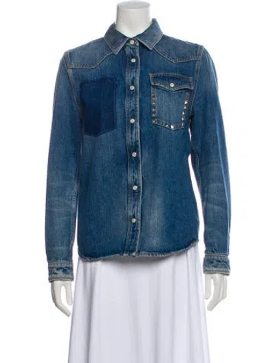 Pre-owned Valentino Denim Jacket