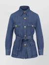 Valentino Denim Safari Jacket