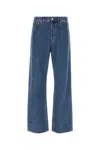 Valentino Denim Jeans With Back Patch Pockets