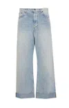 Valentino Wide-leg Jeans In Blue