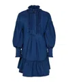 Valentino Dark Blue Denim Dress In Blue