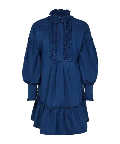 Valentino Dark Blue Denim Dress