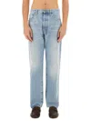 Valentino Tapered Jeans With Medium Wash In Blue