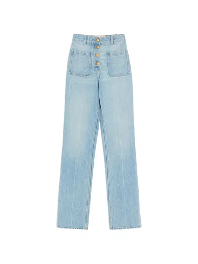 Valentino Denim Pants In Blue