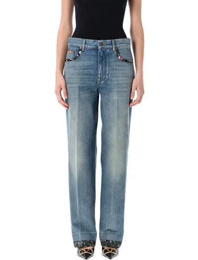 Valentino Woman Blue Jeans