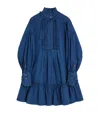 Valentino Dark Blue Denim Dress In Blue