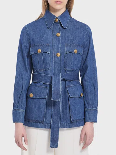 VALENTINO DENIM SAFARI JACKET