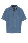 Valentino Garavani Oversized Denim Shirt With Button Closure