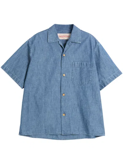 Valentino Denim Short-sleeve Shirt