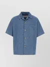 Valentino Garavani Oversized Denim Shirt With Button Closure
