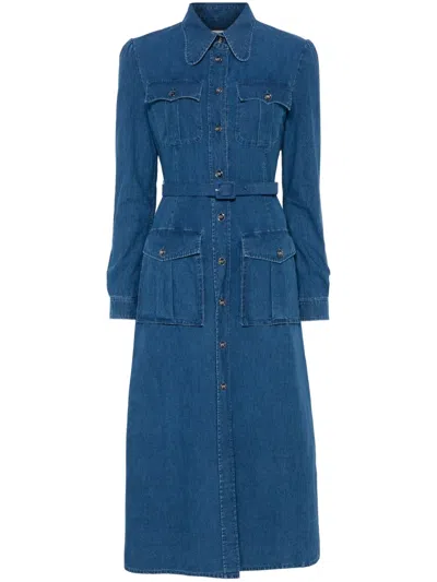 Valentino Jeans-hemdkleid In Schwarz