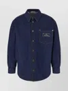 Valentino Denim Shirt With Long Sleeves And Chest Pocket