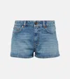 Valentino Denim Shorts In Blau