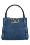 Valentino Denim Small Alltime Handbag