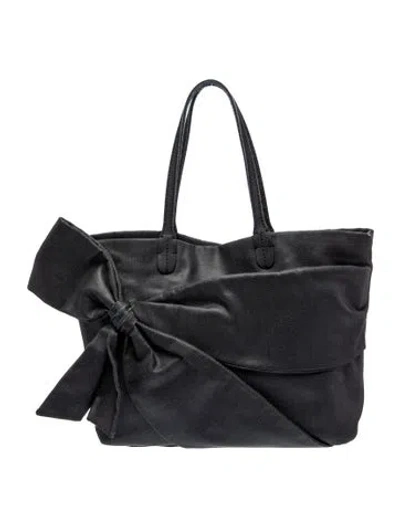 Pre-owned Valentino Garavani Denim Tote In Blue