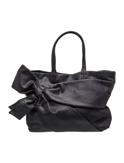 Pre-owned Valentino Garavani Denim Tote In Blue