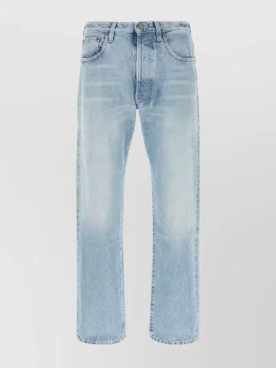 VALENTINO DENIM TROUSERS DISTRESSED BELT LOOPS