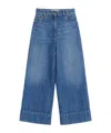 Valentino Cuffed Ankle Jeans With Front Button And Zip Closure In Multi