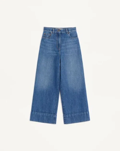 Valentino Denim Trousers Woman Blue 27