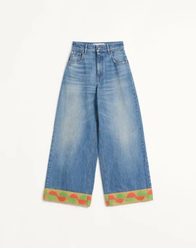 VALENTINO VALENTINO DENIM TROUSERS WOMAN DENIM 29