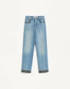 Valentino Denim Trousers Woman Denim 30 In Denim