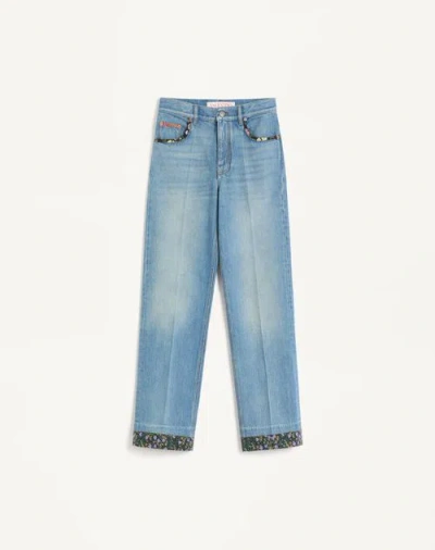 Valentino Denim Trousers Woman Denim 30