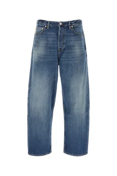 VALENTINO DENIM WIDE-LEG JEANS
