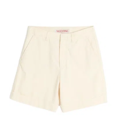 VALENTINO VALENTINO TURN-UP HEM BERMUDA SHORTS