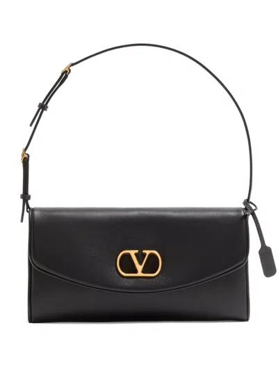 Valentino Garavani Valentino Devain Mini Small Shoulder Handbag In Nero