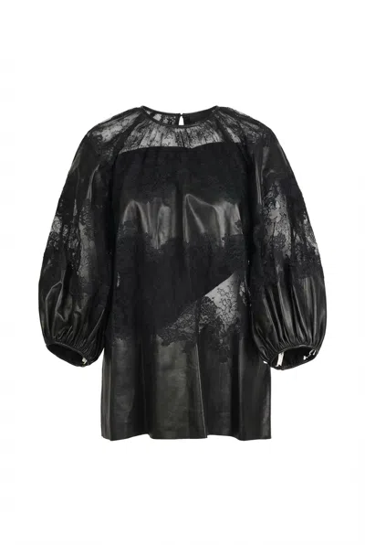 Valentino Devin Parker Blouse In Black