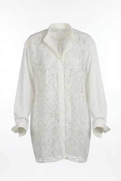 Valentino Devin Parker Blouse In White