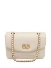 Valentino Garavani  Garavani Djuna Medium Chain Bag In Nappa Leather Woman Butter Uni In Neutral