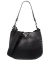 Valentino Dnu Inv  Rockstud Grainy Leather Tote In Black