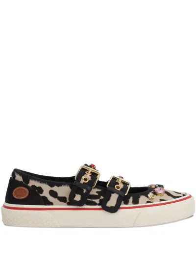 Valentino Garavani Dollyboard Leopard-print Sneakers In Neutral