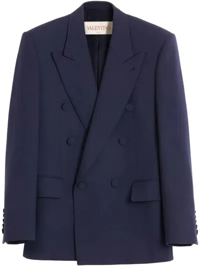 VALENTINO DOUBLE-BREASTED WOOL BLAZER