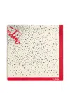 Valentino Scarf Bandeau Little Stars Starry In Silk In White
