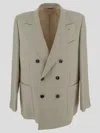 Valentino Textured Linen Viscose Jacket