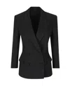 Valentino Giacca Solid Grisaill In Black