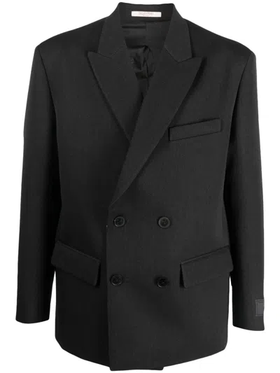 VALENTINO DOUBLE-BREASTED VIRGIN WOOL BLAZER