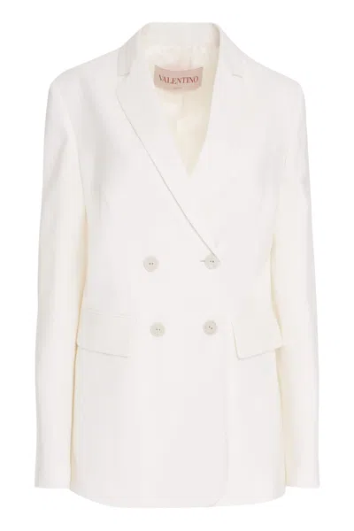 VALENTINO DOUBLE-BREASTED WOOL BLAZER