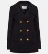 VALENTINO DOUBLE-BREASTED WOOL-BLEND PEACOAT