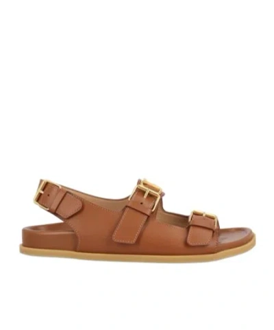 VALENTINO GARAVANI VALENTINO DOUBLE BUCKLE-STRAP OPEN TOE SANDALS