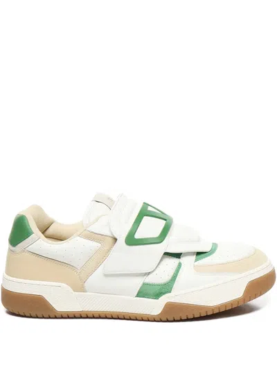 Valentino Garavani Vg Joie De Jouer Sneaker In Nappa Calfskin In White